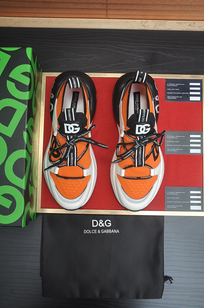 Men's shoes 💰480💶[D&G] High-end quality Product trademark: DG "Dolce & Gabbana*" low-top sneakers Product material: imported ^_^ cowhide upper, cotton silk lining, original outsole Regular size: 38-45 (45 customized)